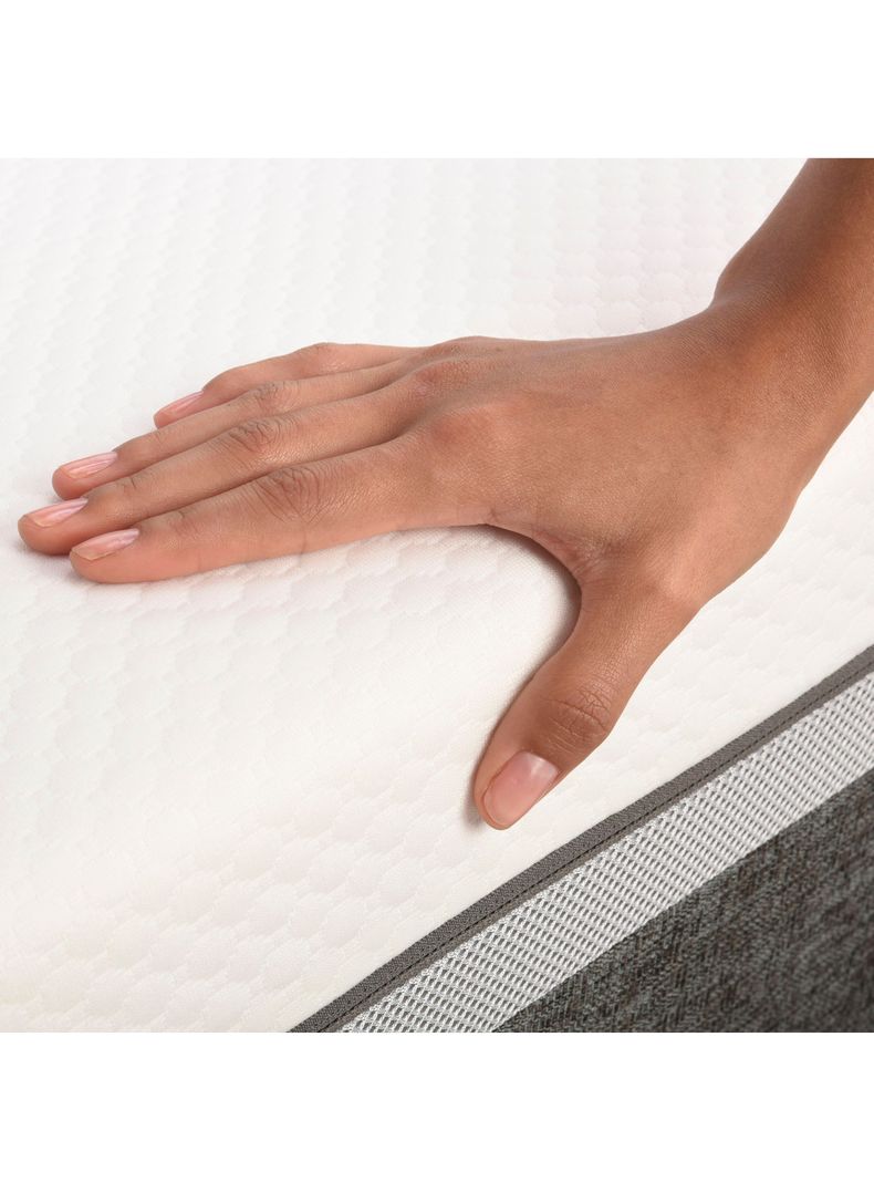 Cama Europea Ortopedic Advance 2 Plazas Base Normal + Respaldo New Dublín Caramelo-3