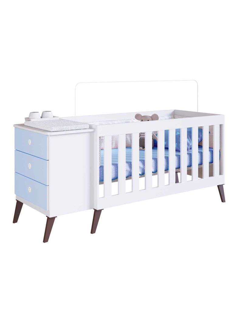 Cuna Encanto Celeste Kidscool-0