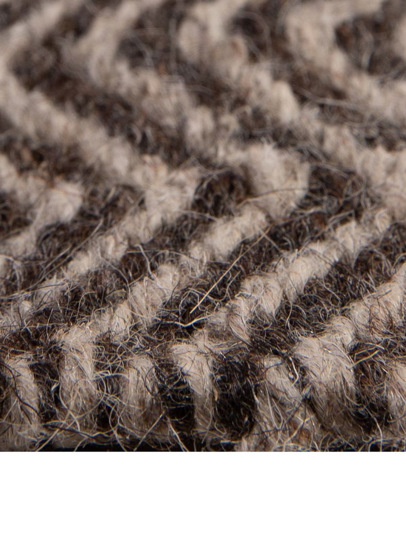Alfombra 240 x 340 cm Wool Tribal Rayas Café-2