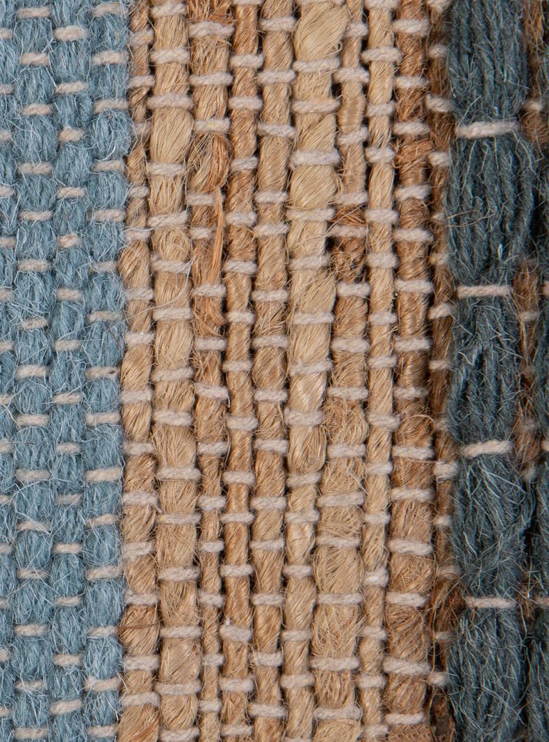 Alfombra 200 x 300 cm Yute Wool Stripe Rayas Natural-1