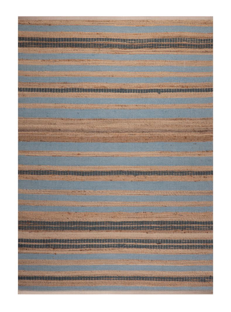 Alfombra 200 x 300 cm Yute Wool Stripe Rayas Natural-0