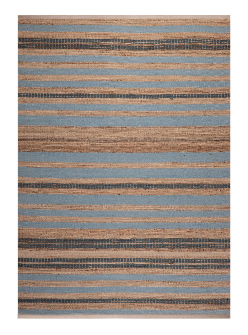 Alfombra 230 x 330 cm Yute Wool Stripe Rayas Natural-0