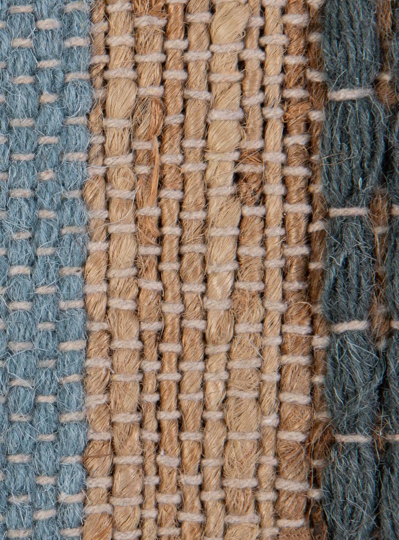 Alfombra 230 x 330 cm Yute Wool Stripe Rayas Natural-1