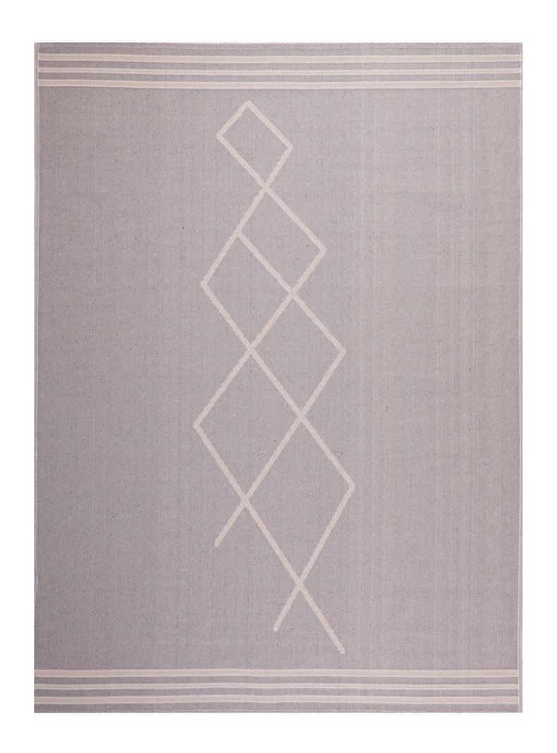 Alfombra 160 x 230 cm Nativo Gris Étnico-0