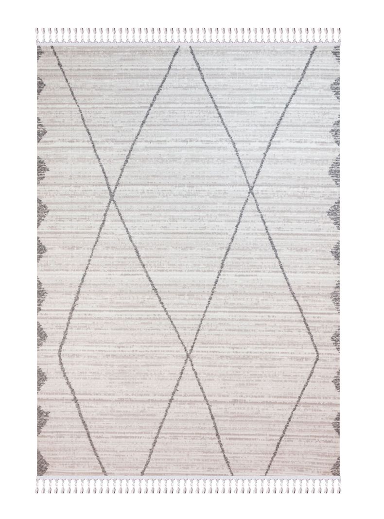 Alfombra 200 x 290 cm Noruega Crema Étnico-0