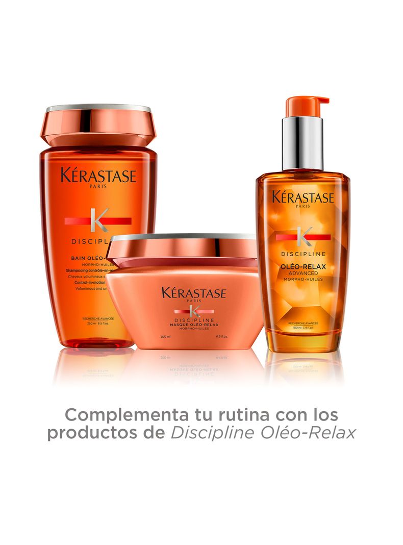 Shampoo Anti-Frizz Cabello Voluminoso E Indisciplinado Bain Oléo-Relax Discipline 250ml-5