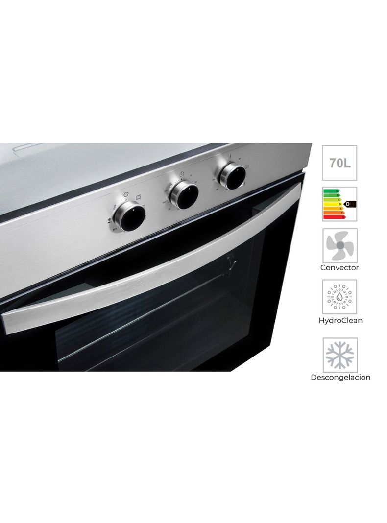 Horno Empotrado Convector 70 Litros HBB 605 SS-3