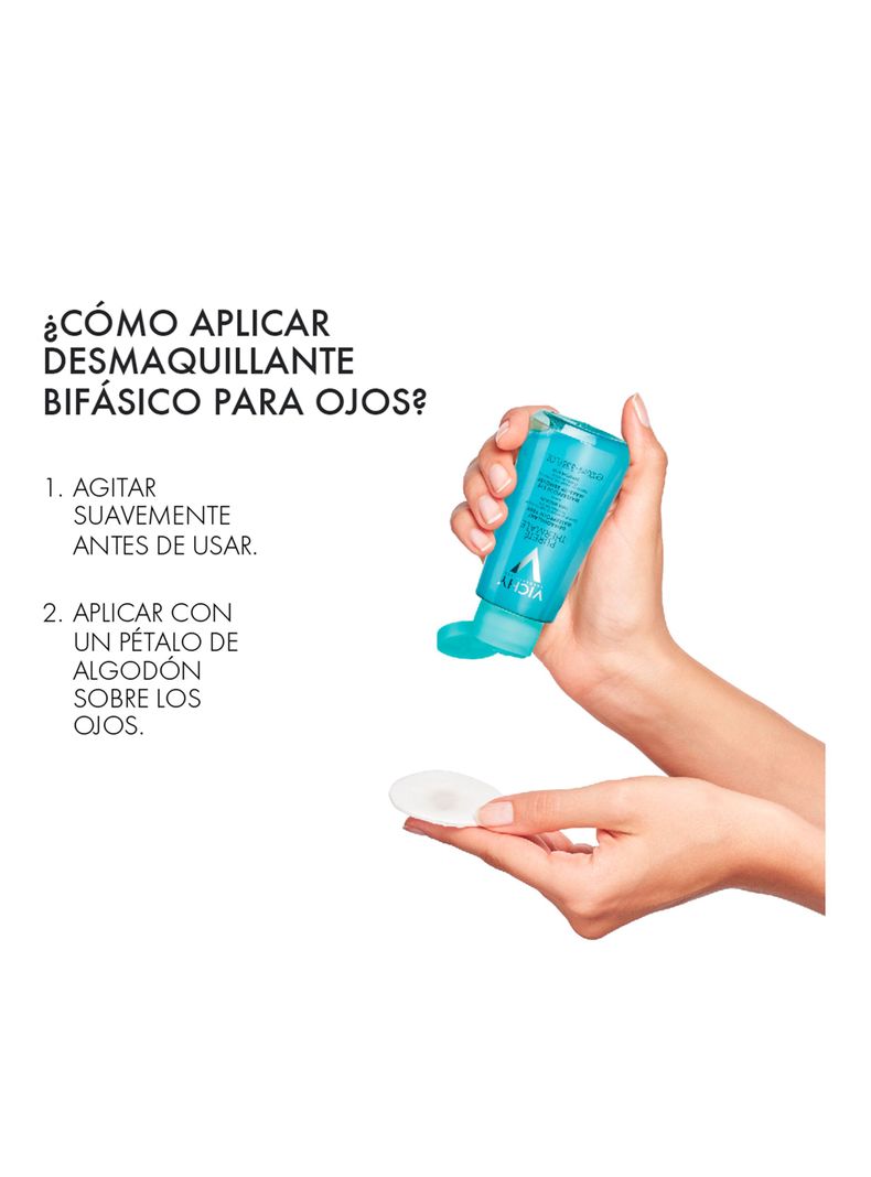Desmaquillante de Ojos Pureté Thermale Bifásico 100 ml Vichy-3