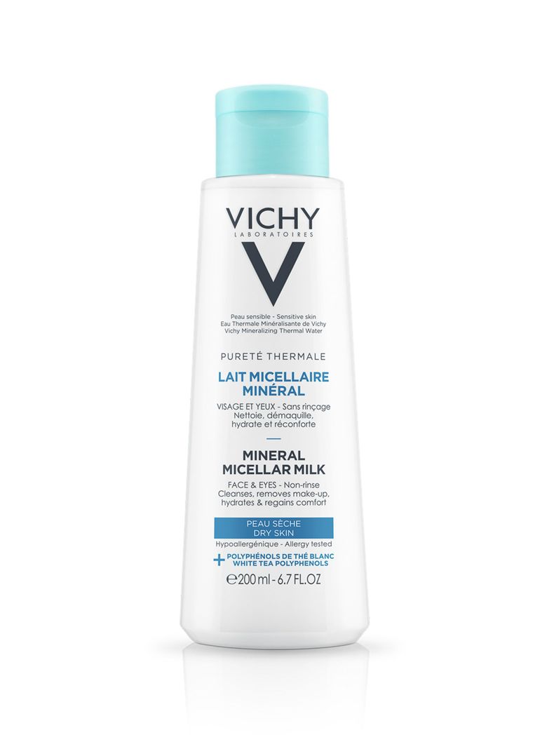 Leche Micelar Mineral Purete Thermale Piel Seca 200 ml Vichy-0