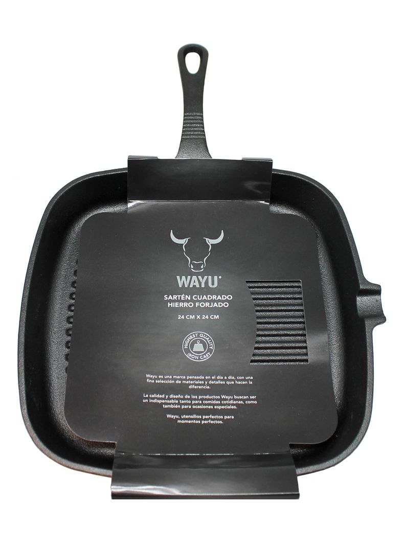 Sartén Wayu Cuadrado Parrilla Cocina BBQ-1