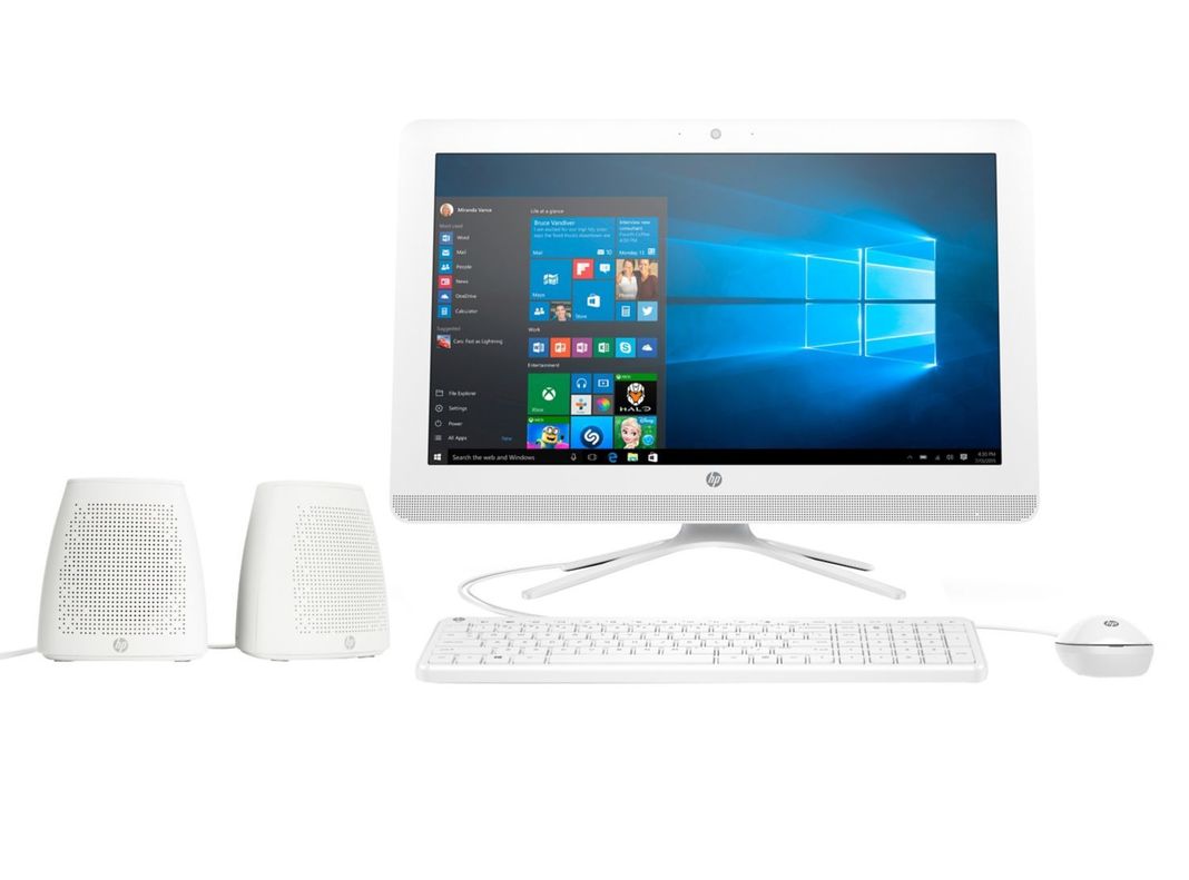 HP All-in-One 20-c212la Intel Pentium J3710 4GB RAM 1TB HDD 19,5"-6