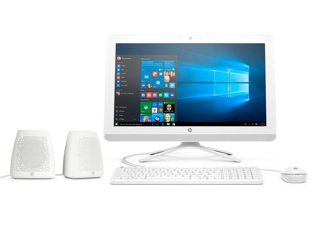 HP All-in-One 20-c212la Intel Pentium J3710 4GB RAM 1TB HDD 19,5"-7