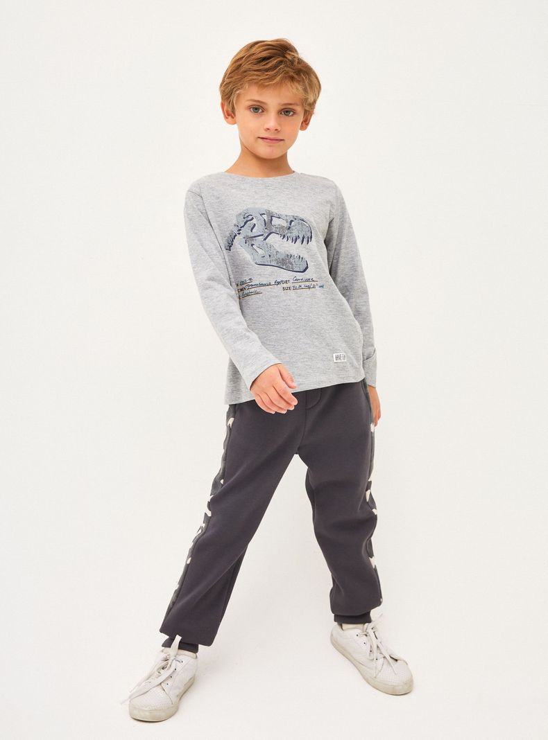 Pantalón Buzo Militar Tape Niño-0