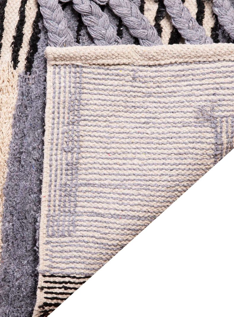 Alfombra Boho P. 160x230 cm Negro D1-2