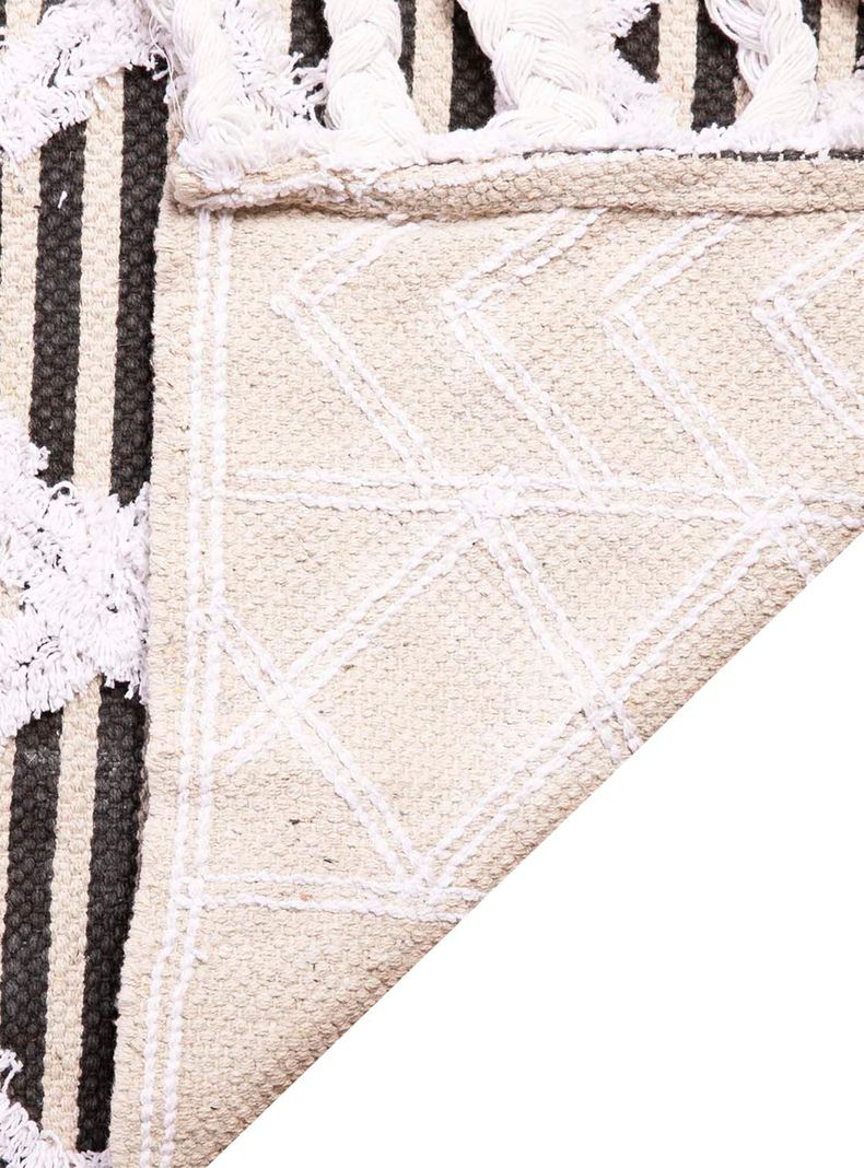 Alfombra Boho P. 160x230 cm Negro D2-2