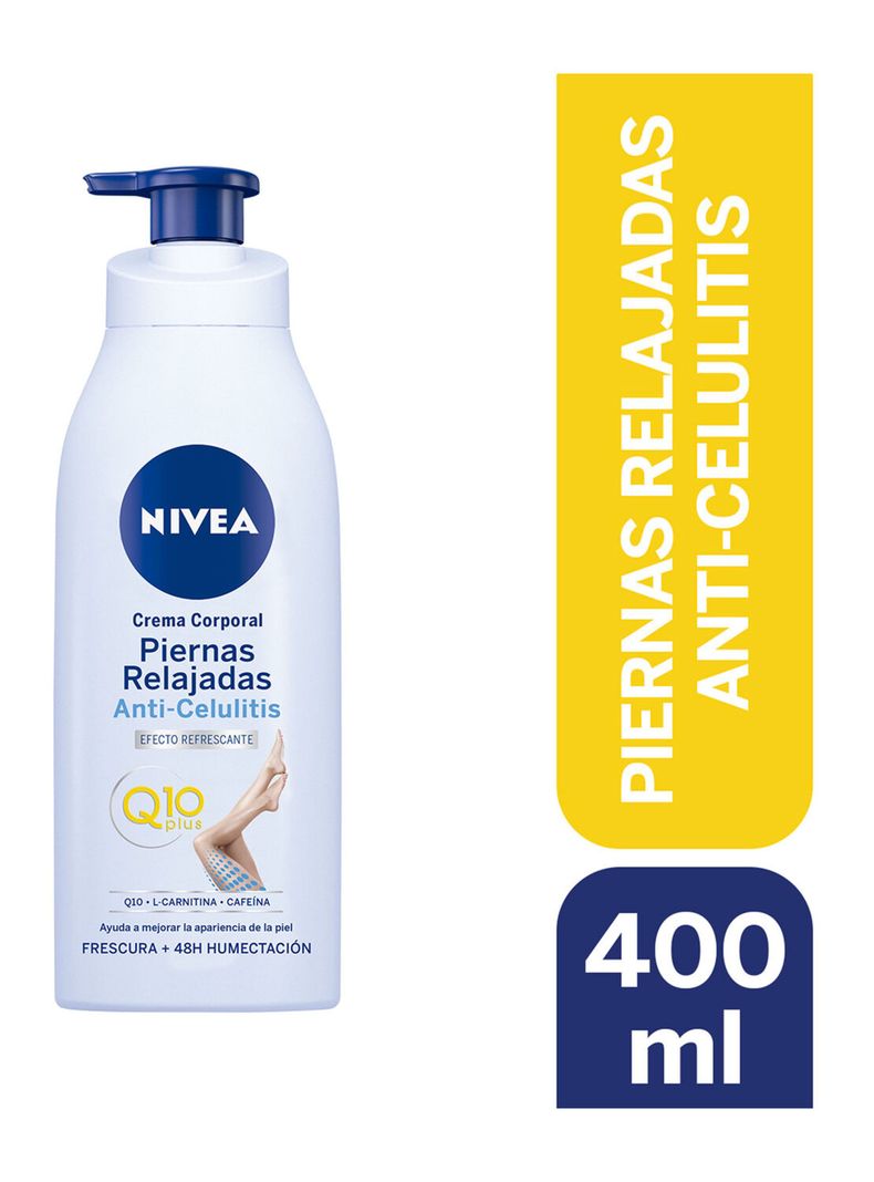 Crema Nivea Corporal Q10 Piernas Relajadas Anticelulitis 400 ml-1