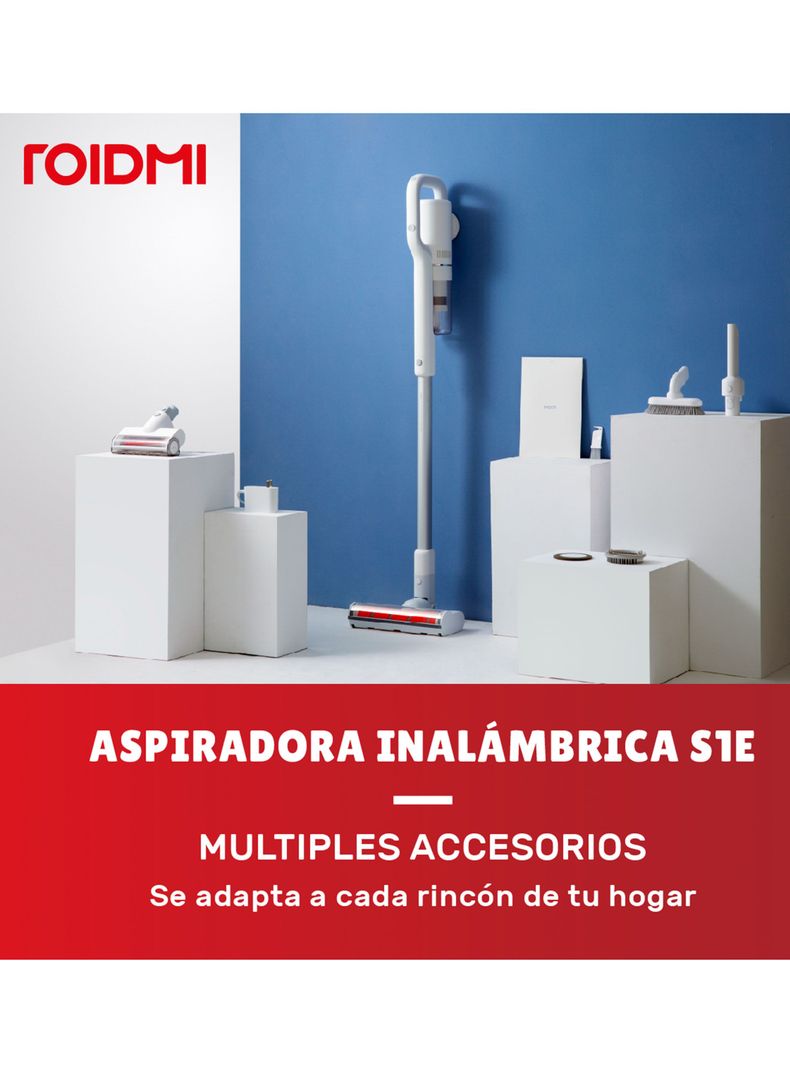 Aspiradora Inalámbrica S1E Gris-3