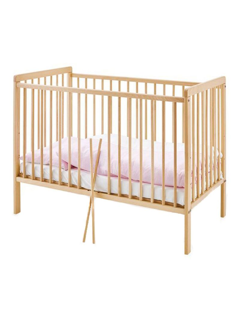 Cuna Pinolino de Madera Hanna 120 Camel-0
