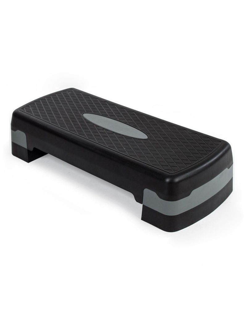 Step JKS Aeróbico Plástico 2 Niveles Gris-Negro-1