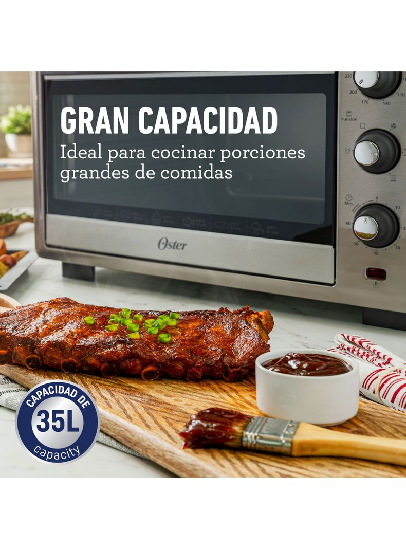 Horno con Freidora de Aire 35 Litros-2