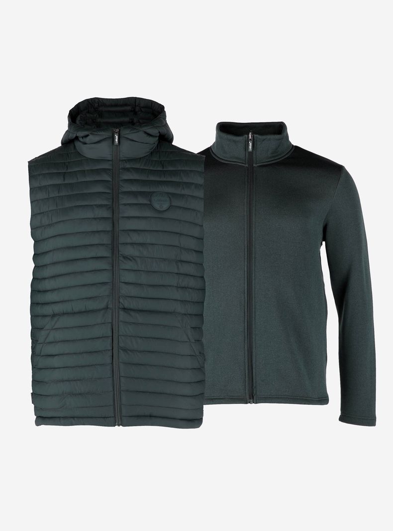 Parka 3 en 1 Sin Manga cpn Polerón Desmontable-5