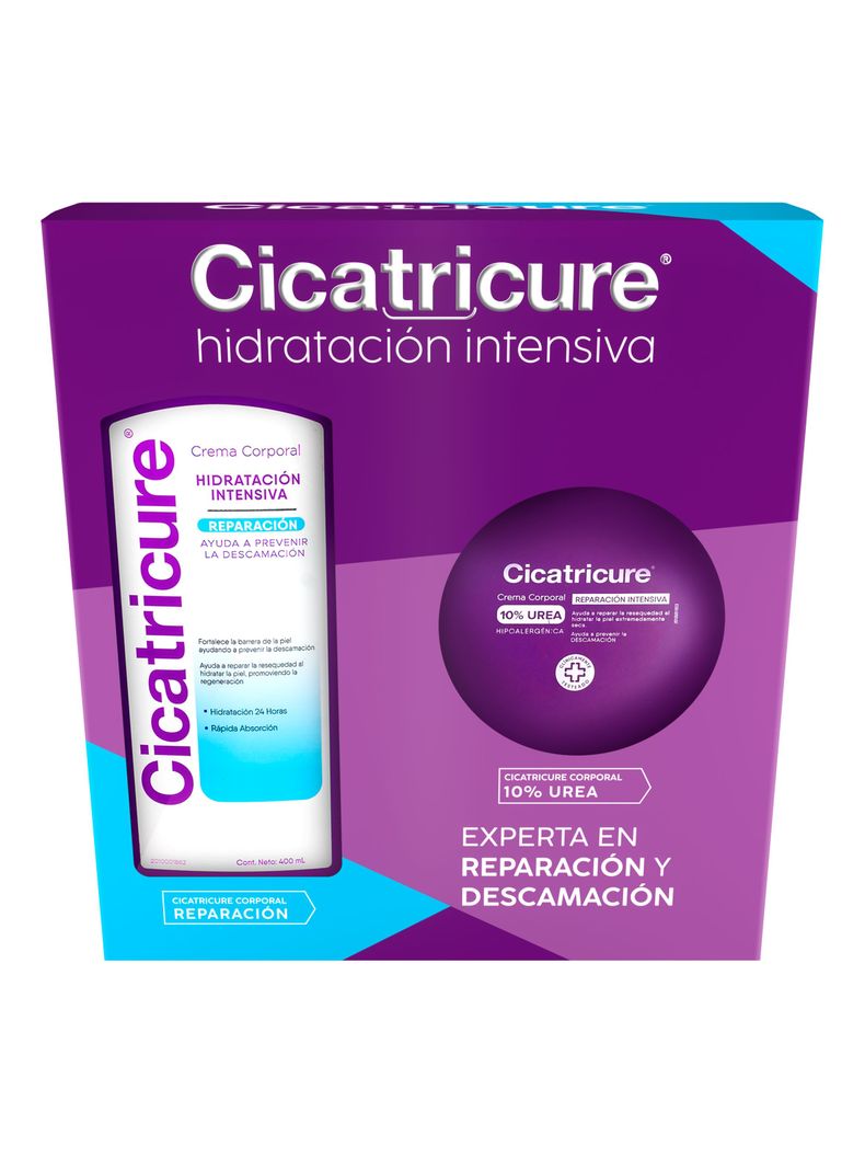 Set Cicatricure Crema Corporal Reparación  400 ml + Cicatricure Urea 10% 250 g-0