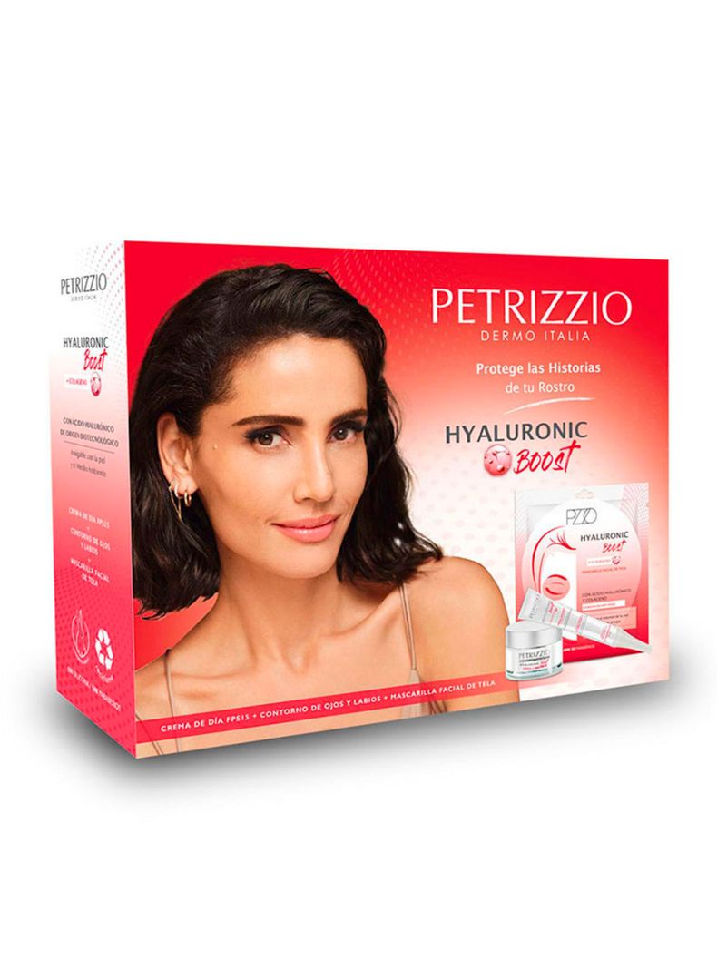 Set Tratamiento Petrizzio Crema Dia + Contorno de Ojos +  Mascarilla Hyaluronic Boost-2