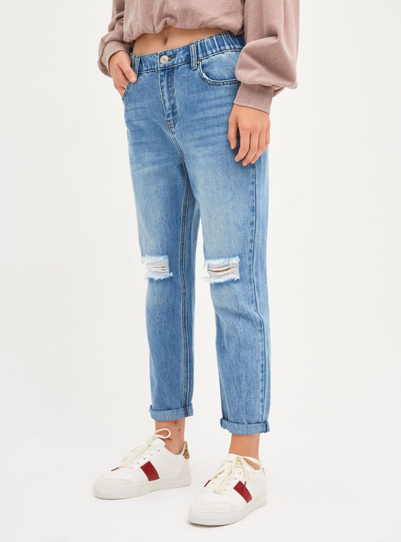 Jeans Moda Mom Roturas-0