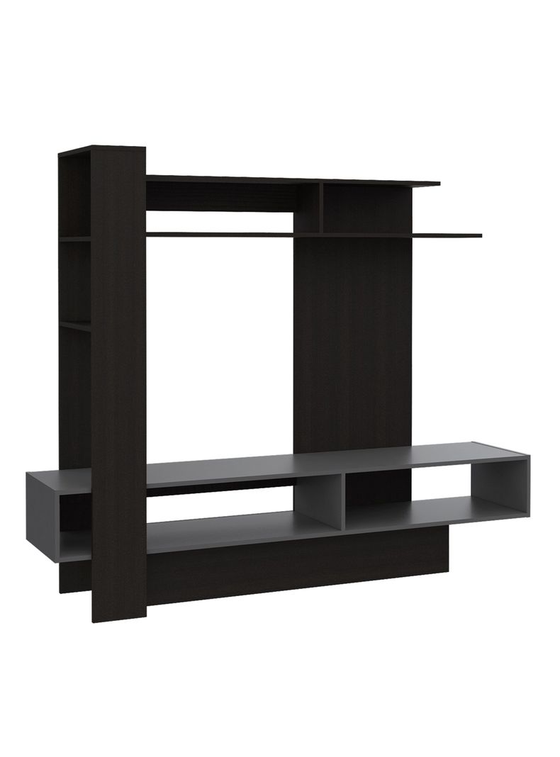 Estante Flamenco Tv 60" Wengue-Plomo-2