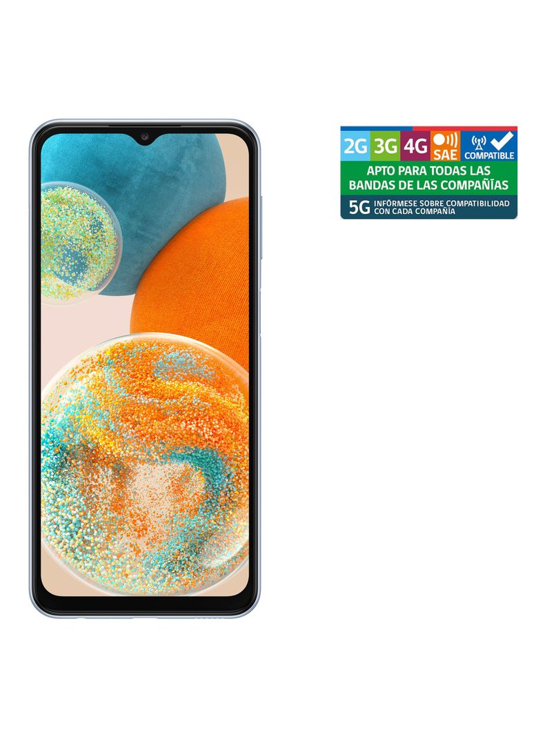 Smartphone Galaxy A23 5G 128GB Light Blue Samsung | Paris.cl