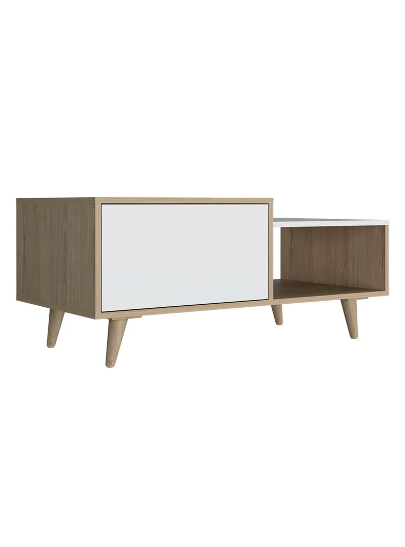 Mesa de Centro Bora (1C) Rovere + Blanco M-3
