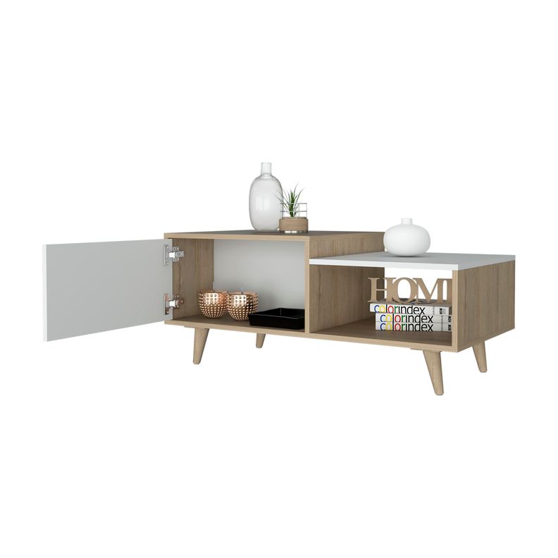 Mesa de Centro Bora (1C) Rovere + Blanco M-4