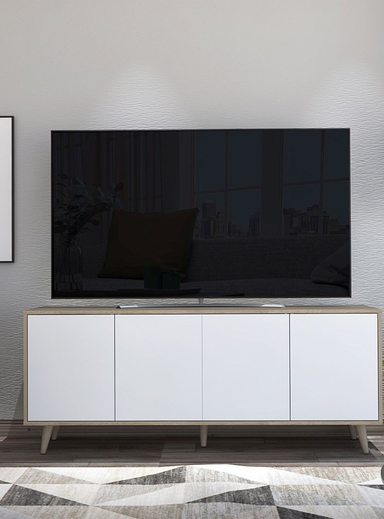 Rack para Tv Bora (1C) Rovere+Blanco Mqz-3