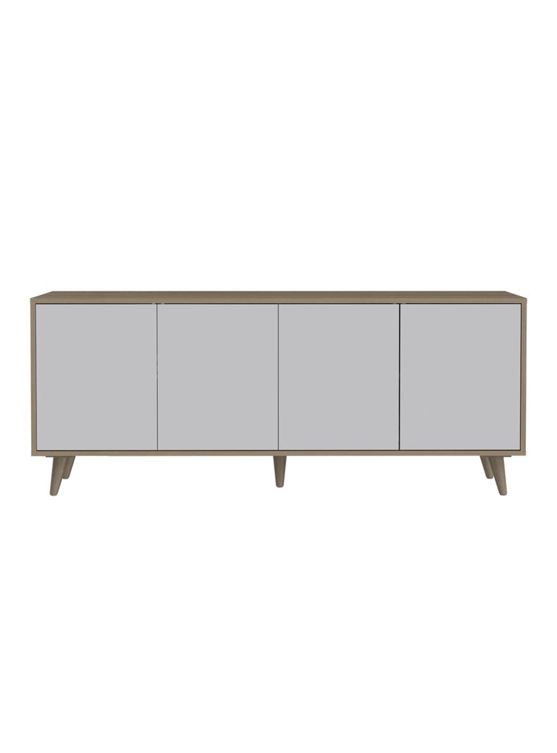 Rack para Tv Bora (1C) Rovere+Blanco Mqz-0