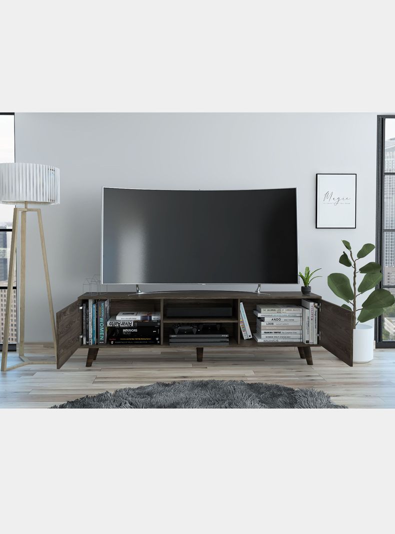 Rack TV 80" Cincinatti Z-180 2P Coñac-4