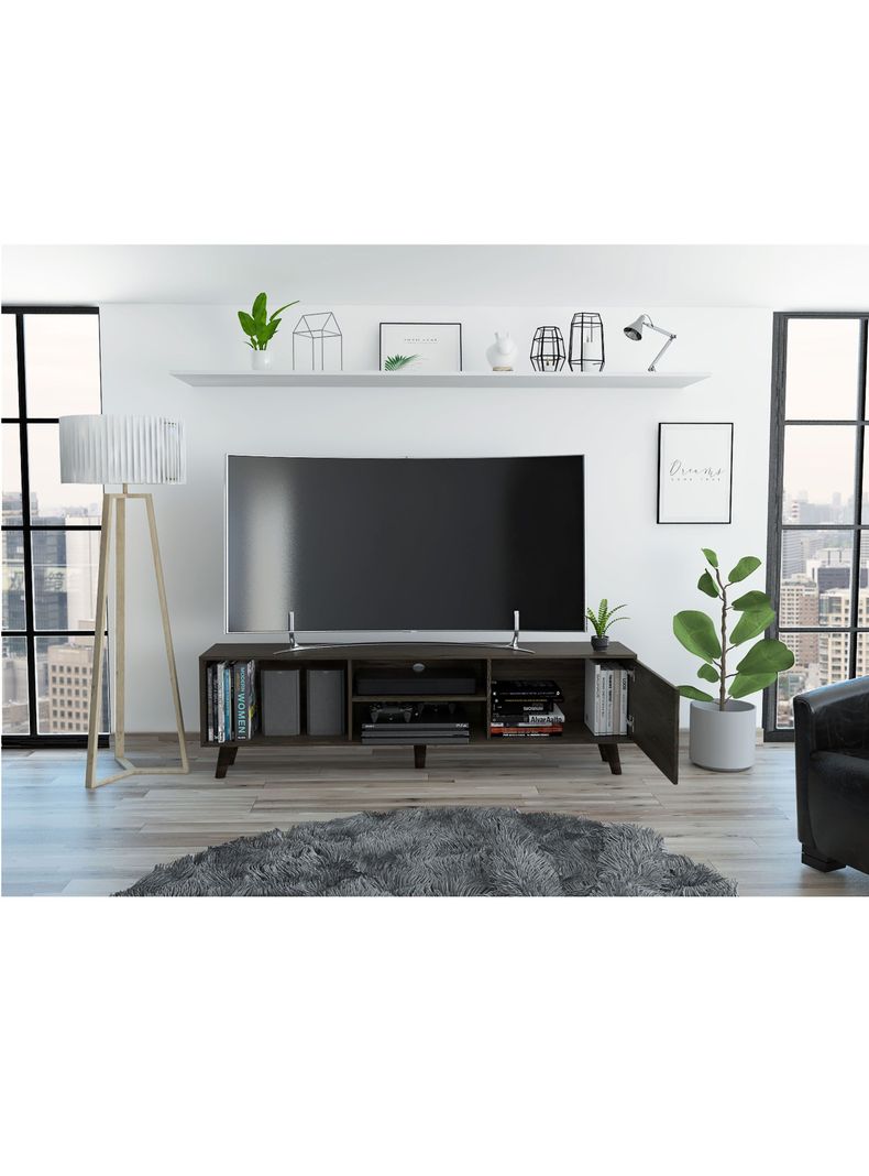Rack TV 70" Cincinatti Z-180 1P Coñac-4