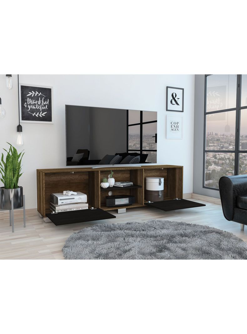 Rack Classic Color TV 80" Z-180 Caramelo-Wengue-4