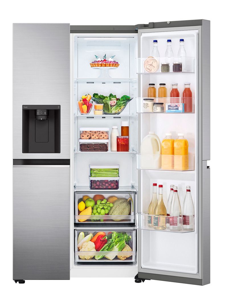 Refrigerador No Frost Side by Side LG GS66WPP Smart Inverter Compressor 611 Lts Platinum Silver-2
