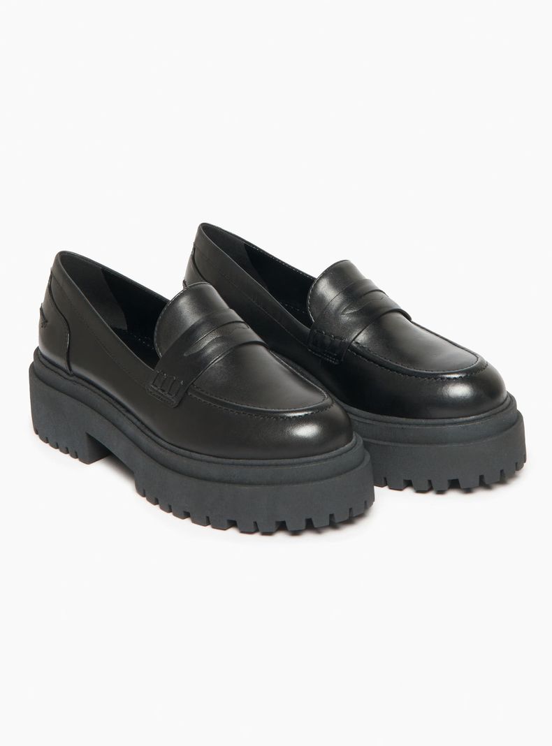 Mocasín Claire en Cuero Liso Mujer-1