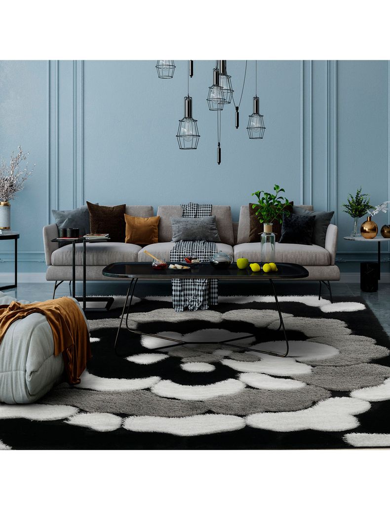 Alfombra Exclusive Gris 150 x 200 cm-2