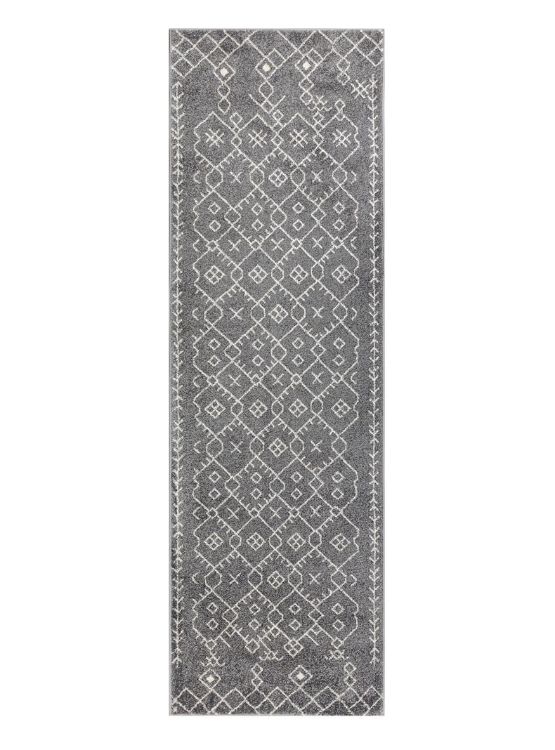 Alfombra Pasillo Florida Gris 70 x 230 cm Étnico