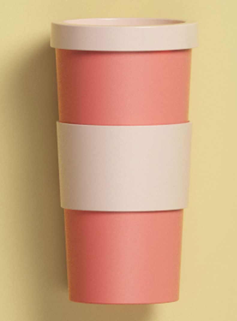 Vaso Mug para Café 500 ml Nutri Coral/Rosa Blush-2