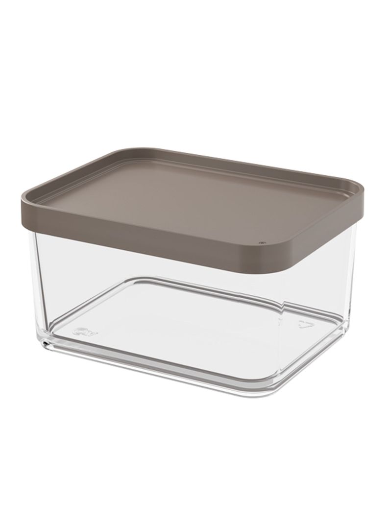 Pote Grande 1 Litros Clear Gris-0