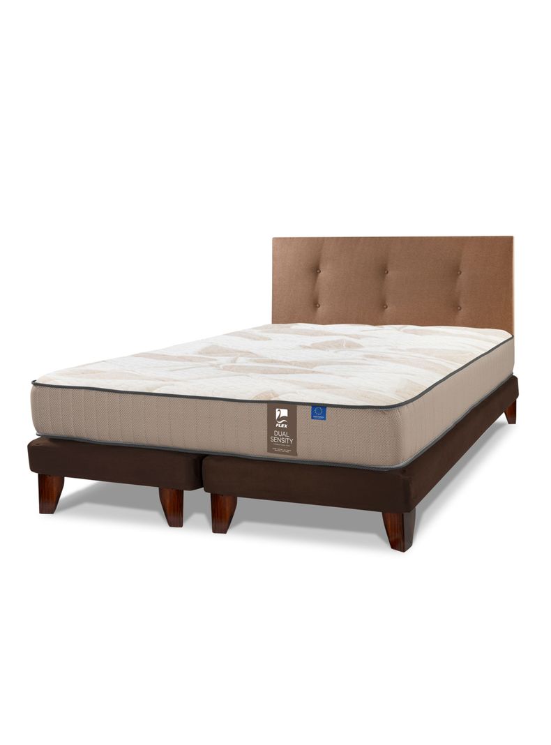 Cama Europea Dual Sensity 2 Plazas + Respaldo Royal-0