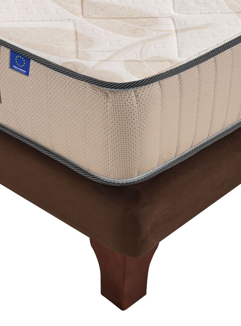 Cama Europea Dual Sensity 2 Plazas + Respaldo Royal-2