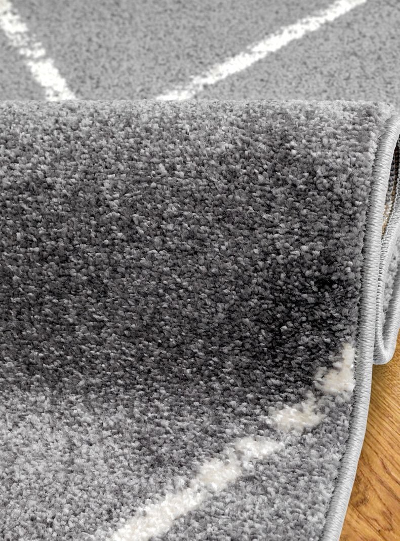 Alfombra Florida Gris 160 x 230 cm-1