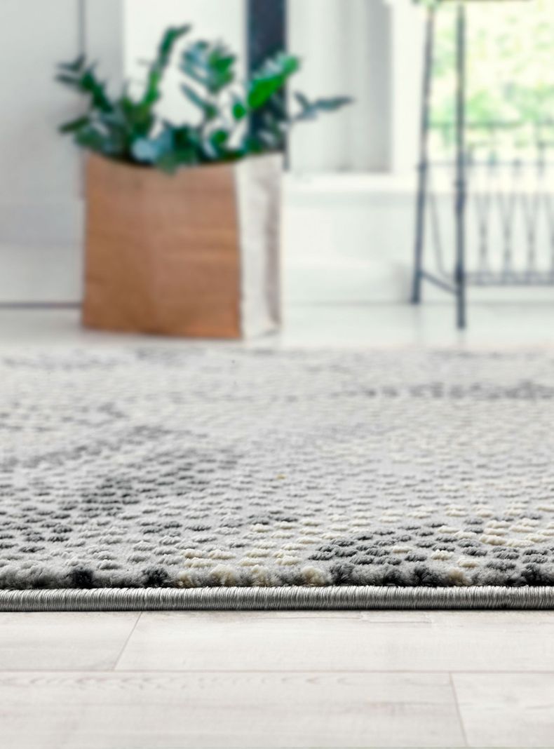Alfombra Pasillo Babil 70 x 230 cm Gris 63-4