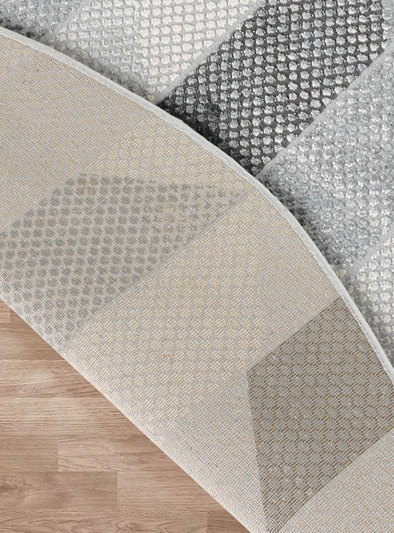 Alfombra Redonda Babil 65 Gris 160 x 160 cm-2