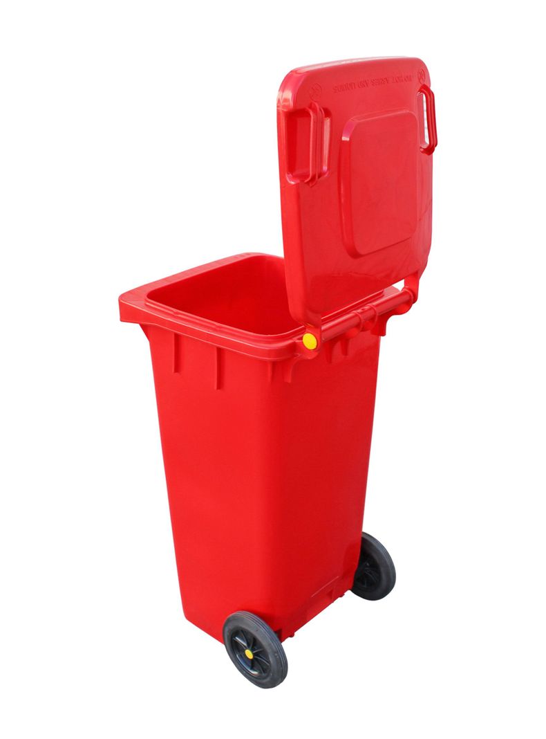 Basurero 120 lt Rojo Talbot-1