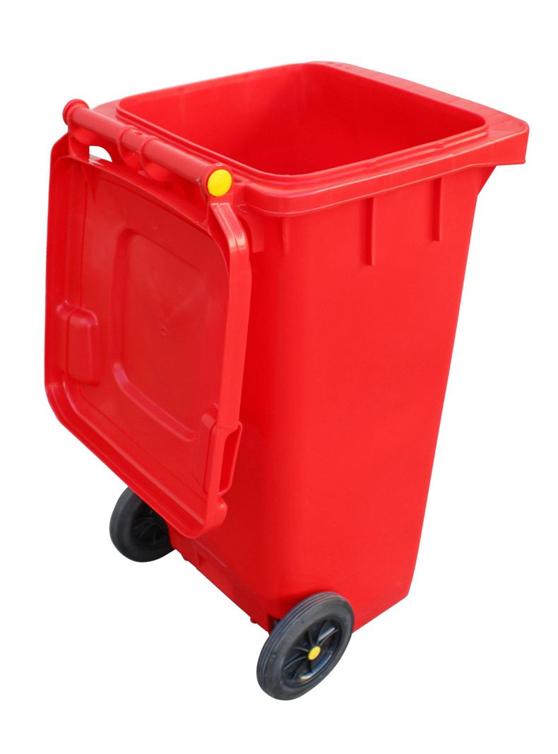 Basurero 120 lt Rojo Talbot-2